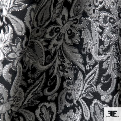 metallic silver brocade fabric|brocade material for sale.